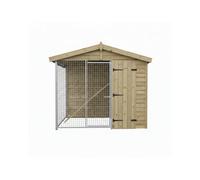 Benchmark Kennels Benchmark Cattery With Apex Roof Single 10X4Ft Premium Wood Range
