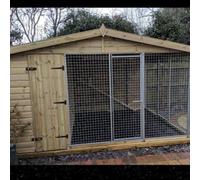 Benchmark Kennels Benchmark Cattery With Apex Roof Single 10X6.5Ft Premium Wood Range