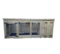 Benchmark Kennels Benchmark Dog Kennel With Pent Roof - Single 10 X 4Ft, Essential Wood Range