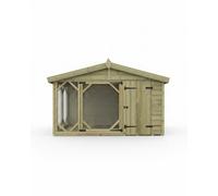 Benchmark Kennels Benchmark Dog Kennel With Pent Roof Single 8X4Ft Animal House