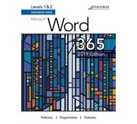 Benchmark Series: Microsoft Word 2019 Levels 1&2: Text