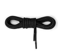 Benchmark Waxed 100% Kevlar Boot Laces - Made in USA - Heavy Duty Shoe Laces for Work or Hiking - 45", 54”, 63”, 72" or 81", Black, 81 Inches