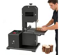 Benchtop Bandsaw 800W Power Table Saw for Woodworking, 2.75'' Cutting Height, 3.54'' Throat, Tilting Table for Shaping and Curves