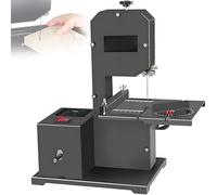 Benchtop Bandsaw for Small Workshops, 800W Motor, 70mm Cutting Height, 90mm Throat, Versatile for Curves and Straight Cuts, Tilting Metal Table (0-45°)