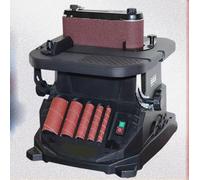 Benchtop Disc Sander, Industrial Grade Small Sander for Precision Woodworking and Metal Brushing, Dual-Function Quick-Change Polisher