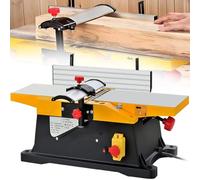 Benchtop Jointer Planer: 1800W Power, 12000 RPM, Adjustable Cutting Depth for Woodworking Projects