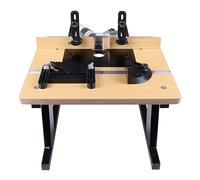 Benchtop Router Table with Adjustable Fence & Stable Support Stand, Multifunctional Woodworking Router Workbench, Built-in Dust Collection Port, Precise Cutting & Trimming for DIY Wood Craft Projects