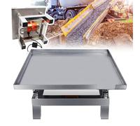 Benchtop Stainless Steel Vibrating Table for Removing Bubbles & Shaking Wet Powder - 10/20kg Load capacity - Electric Vibration Platform with 1-3mm Amplitude-3000~3600 Times/Min (35 * 35cm)