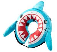 BENCMATE Protective Inflatable Collar for Dogs and Cats - Soft Pet Dog Cone Recovery Collar Does Not Block Vision E-Collar Shark-XL
