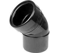 Bend 110mm 135° Socket/Spigot Black, 1 in Pack
