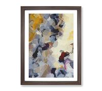 Bend And Break Abstract Framed Print | A3 Walnut Framed Wall Art | Ready to Hang | Abstract Fantasy Picture | Living Room Bedroom Lounge Office