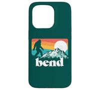 Bend Oregon Retro Bigfoot Mountains Vintage Graphic Case for iPhone 15 Pro