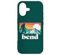 Bend Oregon Retro Bigfoot Mountains Vintage Graphic Case for iPhone 17