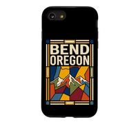 Bend Oregon USA Flag Cascade Mountains Travel Art Case for iPhone SE (2020) / 7/8