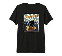 Bend Oregon USA Sasquatch Big Foot Bigfoot Souvenir Premium T-Shirt