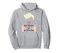 Bend The Knee Or Out With Thee TRUMP POTUS USA Pullover Hoodie