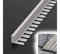 Bendable Aluminum Floor Transition Strip 0.1"-0.6" Grey Divider Trim for Wood & Tile Edges Flexible Floor Edging Solution 15mm Door Edge Protector