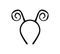 Bendable Antenna Headband, Butterfly Headband Festival Accessories (1PC)