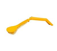 Bendable Back Scratcher Curved Plastic Back Scratcher with Curved Handle Manual Massager Handheld Back Body Massager for Scratching Itches,Ergonomical, Yellow
