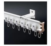 Bendable Ceiling Curtain Track for Bay Windows Heavy Duty Aluminum Sliding Rail Wall Mount Waterproof for Shower Living Room RV Outdoor Use