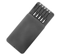 Bendable Clip Set for Artists 10 Pcs with Metal Box & Rubber Tips for Secure Part Holding Flexible Clip with Base