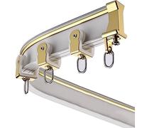 Bendable Curtain Track - 8ft 10ft12ft 14ft 16ft 20ft, Home Commercial Room Divider Curtain Rod Aluminum Alloy, for Hospital/Gazebo/Rv Window, Ceiling Mount (Color : White, Size : 310cm/10.2ft/122.1i