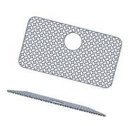 Bendable Dishwasher Safe Sink Protector Mat, Prevent Water Buildup and Odor Drain Sink Mat