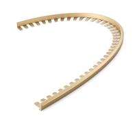 Bendable Floor Divider Strip,Metal Wood to Tiles Edge Trim Strip,Tiles Edge | Anodized Aluminum Bendable Transition Rail,Metal Wood To Tiles Edge Trim Strip,Easy To Install,For Stair Edges