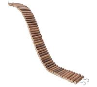 Bendable Ladder Chew Toy, Flexible Design, X1, Hamster Climbing Ladder Toy, Wooden R'at La'dder Bridge, Safe Material, For Mouse, Chinchilla, Reptile, Sugar, Glider, Gerbil, Chipmunk