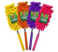 Bendable Microfiber Duster Dusting Brush with Extendable Pole, Washable Duster Head for Home Office