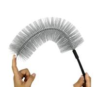 Bendable Microfiber Head, Flexible Fan Cleaning Brush With Extendable Handle, Reusable Microfiber Duster For Ceiling Fan Vents, Curtains, Blinds & Car