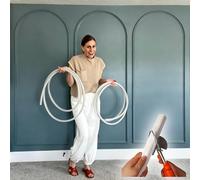 Bendable Molding Decorative Trim, Paintable Door Arch Banding for Interior Wall Frame, 7m (23ft) Edge Trim for Doorways and Windows, 2 cm Wide