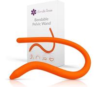 Bendable Pelvic Wand Massager - Flexible Pelvic Floor Muscle Trigger Point Relaxer - Perineal Massage Tool for Pelvic Physical Therapy & Pain Relief, BPA-Free, Latex-Free, Adjustable
