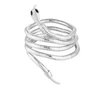 Bendable Silver Snake Necklace & Bracelet - Adjustable Flexible Serpent Choker, Unique Halloween Jewelry Gift for Women