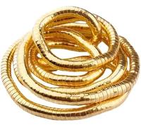 Bendable Snake Necklace, Snake Alloy Necklace, Flexible Adjustable Gold Snake Choker, All-Match Snake Bone Necklace, The High-End Accessory for Stylish Outfits (Gold)
