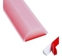 Bendable Waterproof Shower Water Blocking Strips,Collapsible Shower Threshold Water Dam Silicone Water Retaining Strip Bath Shower Barrier Retainer Seal Strip (300cm,Transparent)