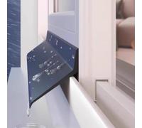 Bendable Window Sill Water Barrier, Self-Adhesive Rain Deflector for Patio and Porch, Prevents Water Backup, 10m Length