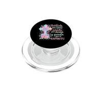Bendecida Por Dios Amada Por Jesus Guiada Por El Espiritu PopSockets PopGrip for MagSafe