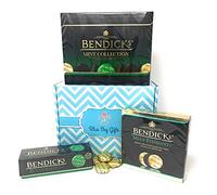 Bendicks Hamper Gift Box - Premium Bittermints, Mint Collection & Fondants Assortment, Luxury Dark Mint Chocolate Box Present for Birthdays, Thank You & After Dinner Occasions Sweet Treats