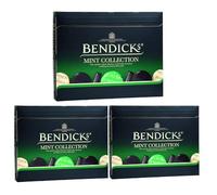 Bendicks Mint Fondants Box Dark Chocolates with Soft Peppermint Fondant Centre - Vegan Friendly Chocolate Gift - Perfect for Christmas, Birthdays, After Dinner or Gifting Occasions (Pack 3 200g)
