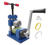 Bending Machine, Hand Crank Ring Bracelet Bending Machine, Manual Roll Forming DIY Gold Silver Jewelry Press Rolling Mill