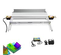 Bending Machine Heater, Acrylic Plastic Bender Strip Heater, Portable Manual Hot Heating Tool, Bending Machine with Bracket and Angle Adjustment, for Engineering Sign Making(30cm)