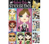 Bendon Fashion Diva Create-A-Face Sticker Pad 42423