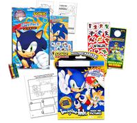 Bendon Sonic the Hedgehog Coloring Books for Kids Ages 4-8 - Bundle with Sonic Mess-Free Imagine Ink Coloring Book Plus Sonic Play Pack with Coloring