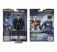 The Noble Collection – Bendyfigs Bendable Figure – DC Catwoman (Comic) – 7.5in (19cm) – With Stand