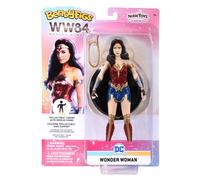 The Noble Collection DC Bendyfigs Wonder Woman - Officially Licensed 7.5in (19cm) DC Bendable Toy Posable Collectable Doll Figure With Stand - Gifts For Kids & Adults