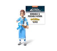 BendyFigs Collectible Doll Avatar Katara - 18cm Bendable Posable Figure with Stand & Mini Accessory