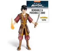 BendyFigs The Noble Collection Avatar Zuko - Noble Toys 19cm Bendable Posable Co