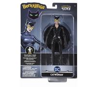 The Noble Collection – Bendyfigs Bendable Figure – DC Catwoman (Comic) – 7.5in (19cm) – With Stand