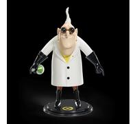 BendyFigs Collectible Bendable Figure – Minions Dr Nefario, 18.5 cm, Posable with Stand & Accessory